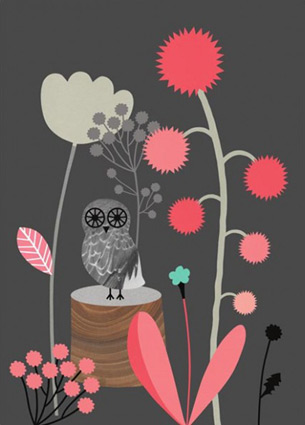 I'm a huge fan of the illustrations of French designer Audrey Jeanne. Her illustrations are casual, sweet and cheerful. You can win one set of 2 small posters Home & Polka dot!