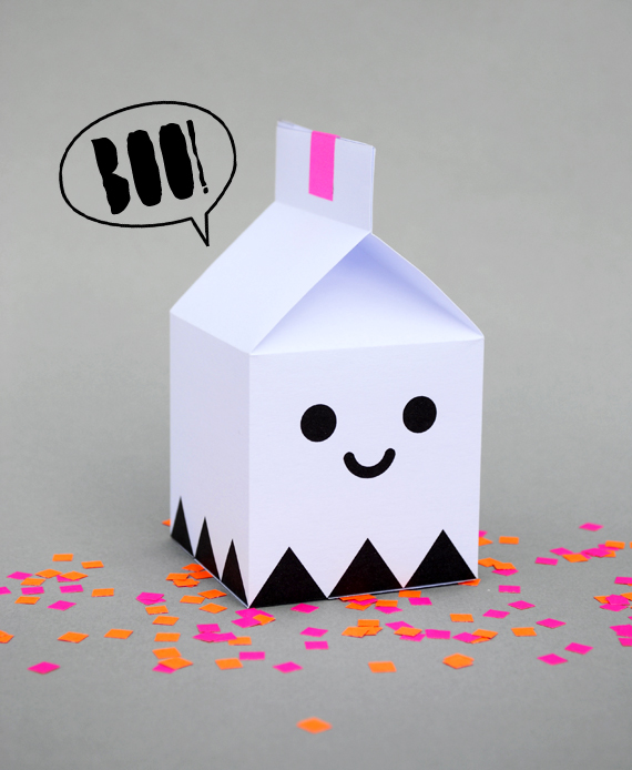 Ghost treat boxes
