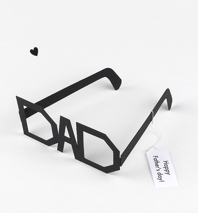 DIY Glasses for Fathers Day - Mr Printables