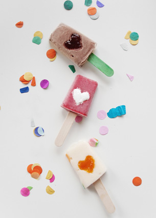 These popsicles are a real treat for a warm summer day. Check out more lovely things in this post.