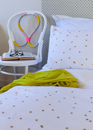 Check out this fun bed linen by my new favorite webshop Feliz. With these items it’s so easy to add a little colour and fun to your room!