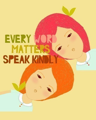 Print 'Speak Kindly' by Studio Mela