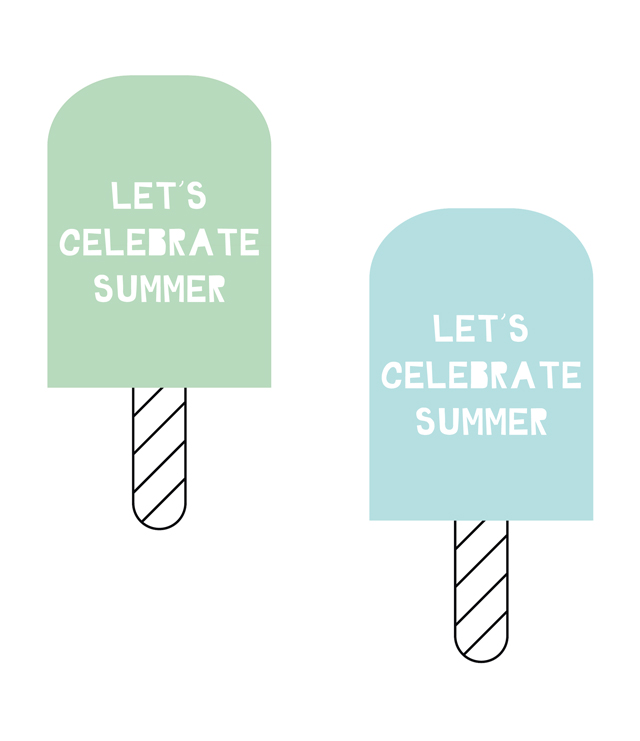 Printable 'Celebrate summer' - peekinside.nl