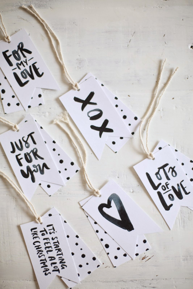 Gift tags by Jasmine Dowling