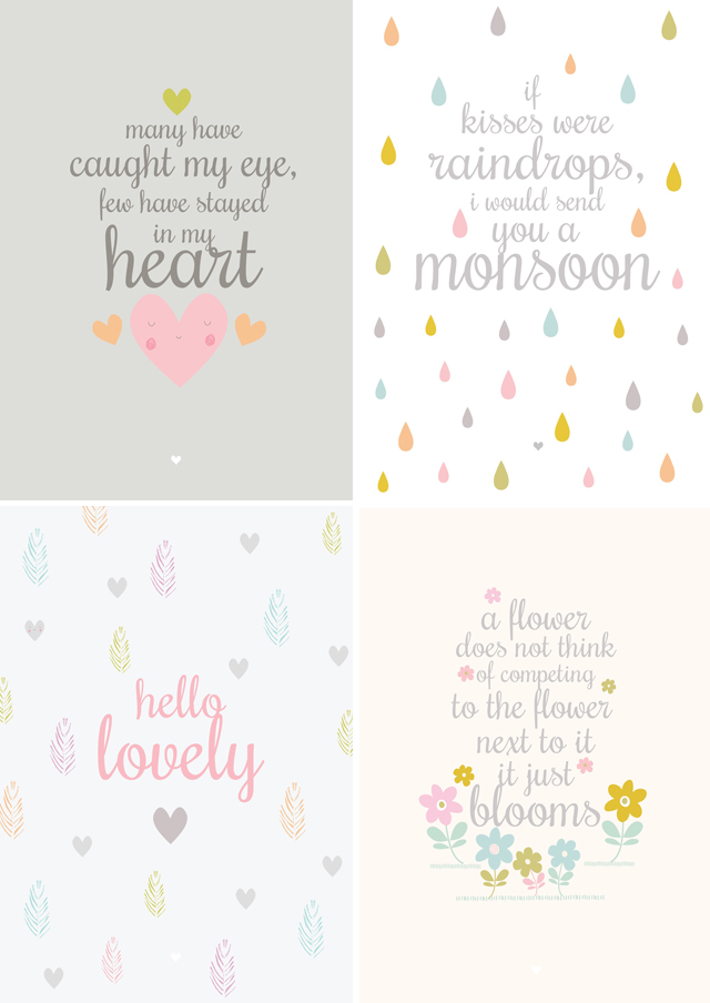 Petite Louise - set cards Hello Lovely